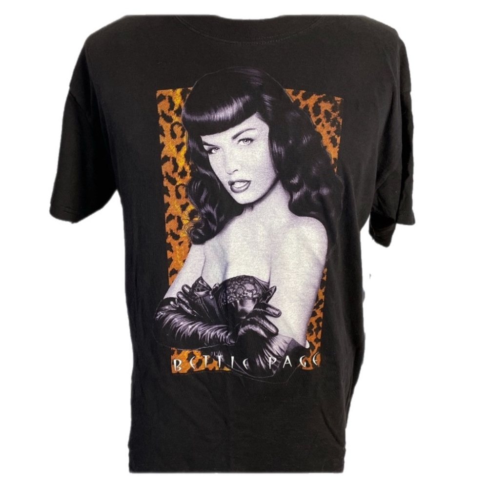 Vintage Bettie Page Pin Up Girl Tee 1990s